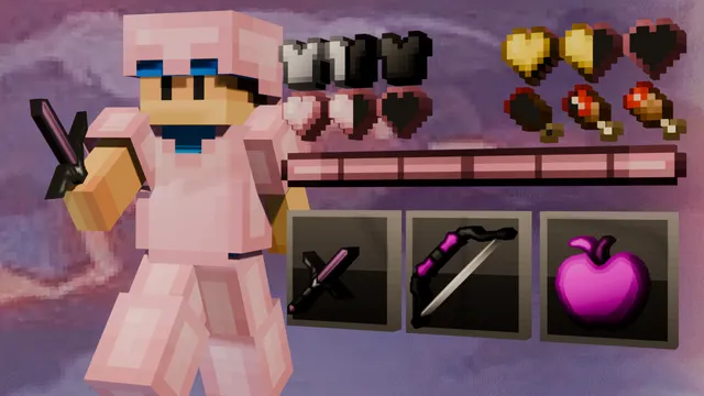 Aesthetic Pink 128x Resourcepack Download preview