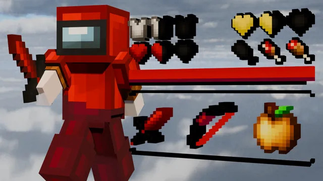 Among Us Red 16x preview