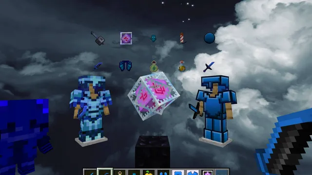 Blue Anime PvP UI