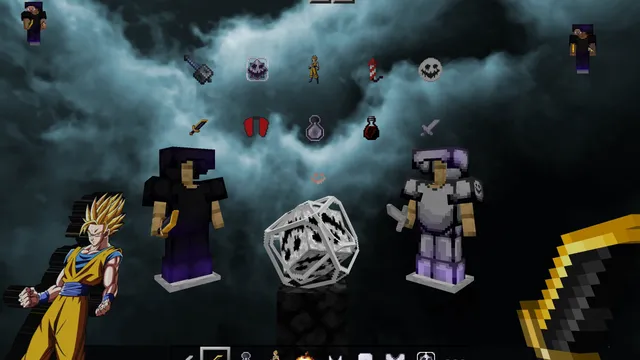 Dark Anime PvP UI