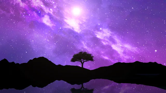 Pink starry night 2048x preview