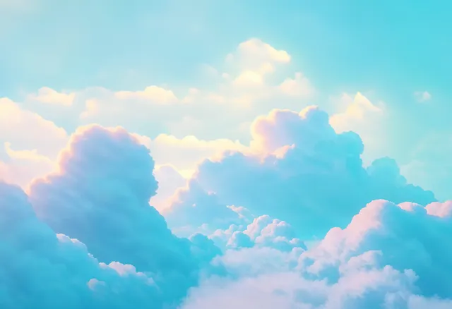 Seamless white and blue sky overlay 2048x preview
