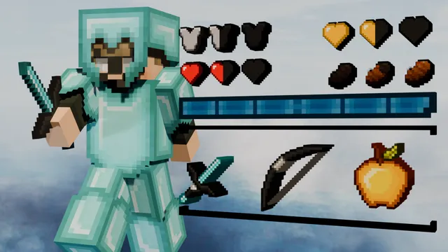 SergiPack Edit 32x short swords Resourcepack Download preview