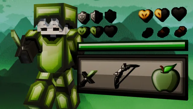 Telly 100K Pack Green Resourcepack Download preview